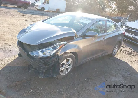 2014 Hyundai Elantra Se/Sport/Limited из США, поврежденный, VIN 5NPDH4AE6EH518149